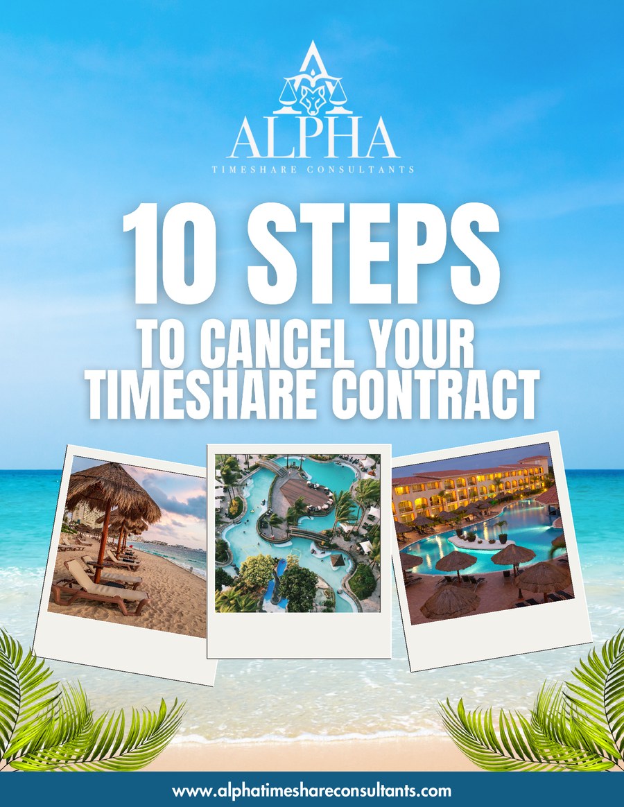 10 Steps to Cancel Your Timeshare — free e-book cover